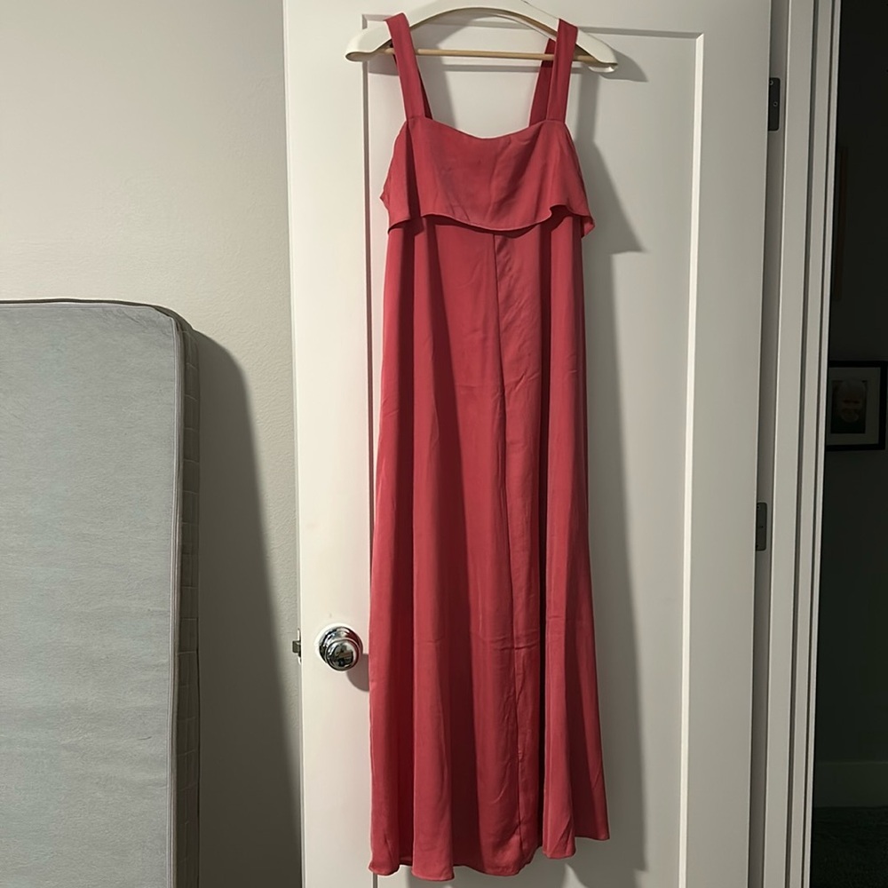 NWT Banana Republic midi dress, pink, size M